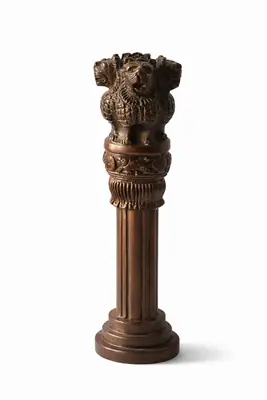 Ashoka Pillar 9.5″ Copper-Brass