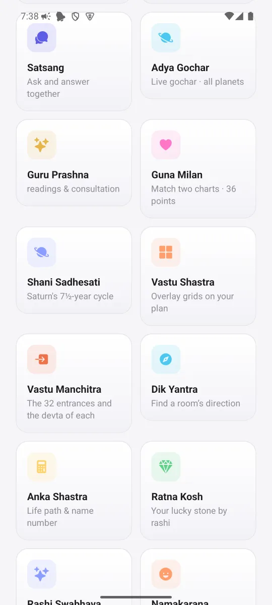 More tools — Vastu, numbers, stones, names