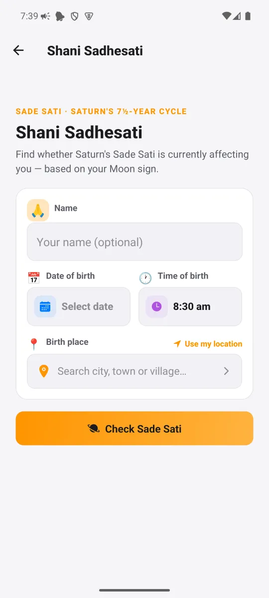 Shani Sadhesati — Is it on you now?