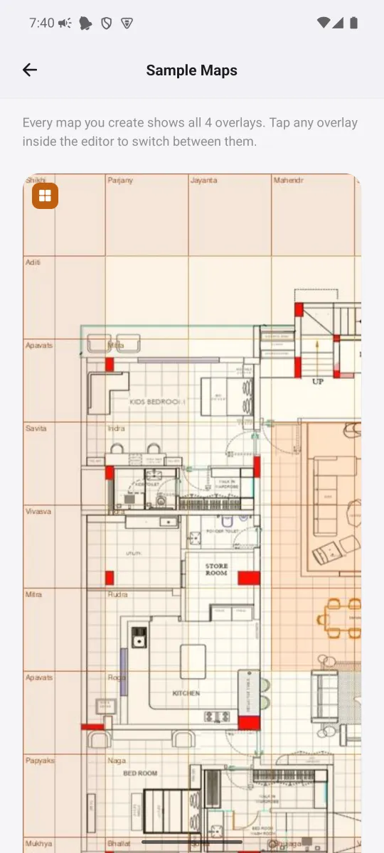 Sample maps — See it before you make it