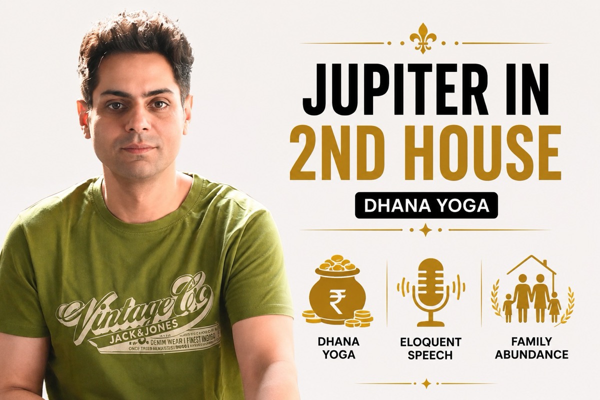 Jupiter in 2nd House: Wealth, Speech & Family Blessings