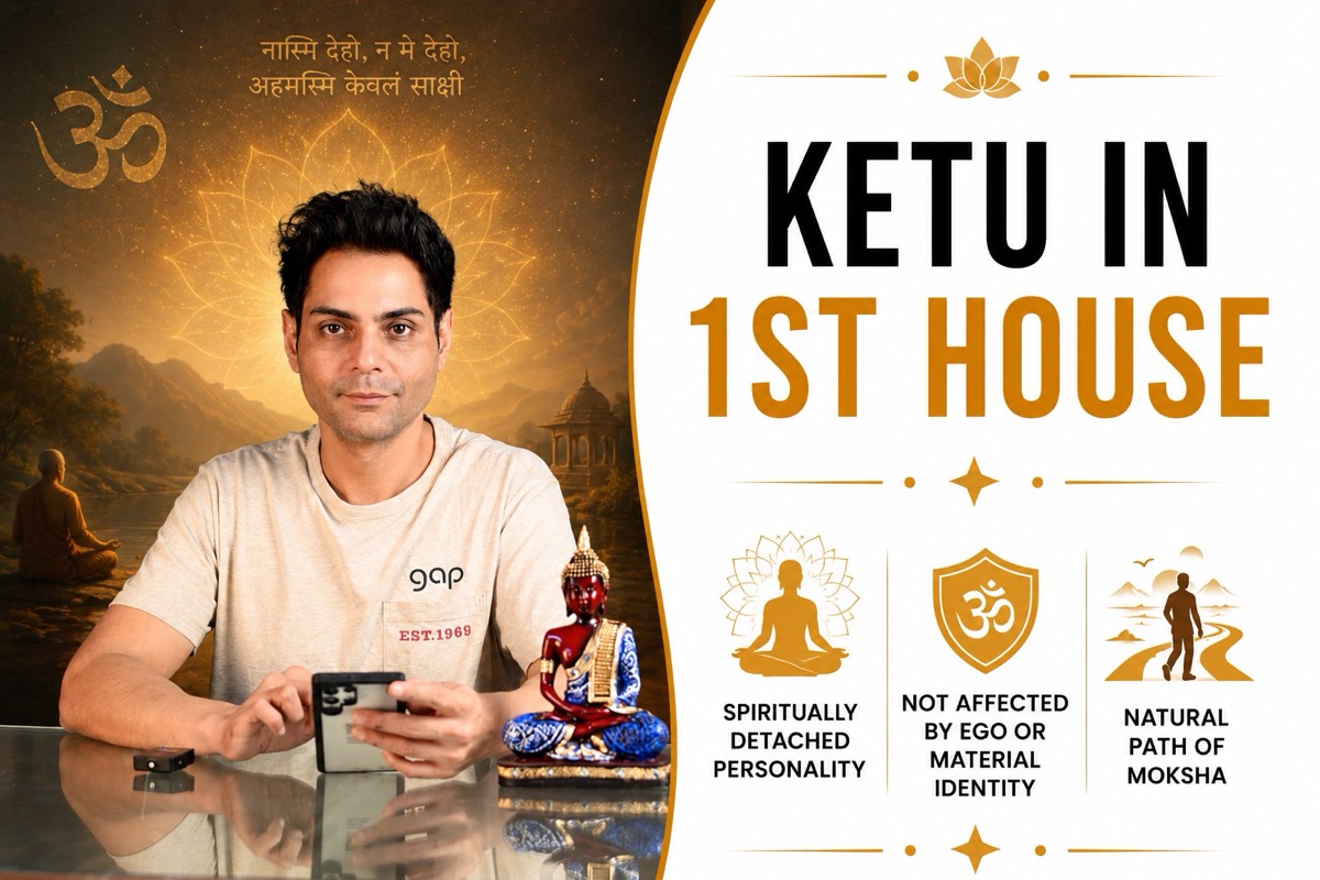 Ketu in 1st House: Spirituality, Identity & Remedies