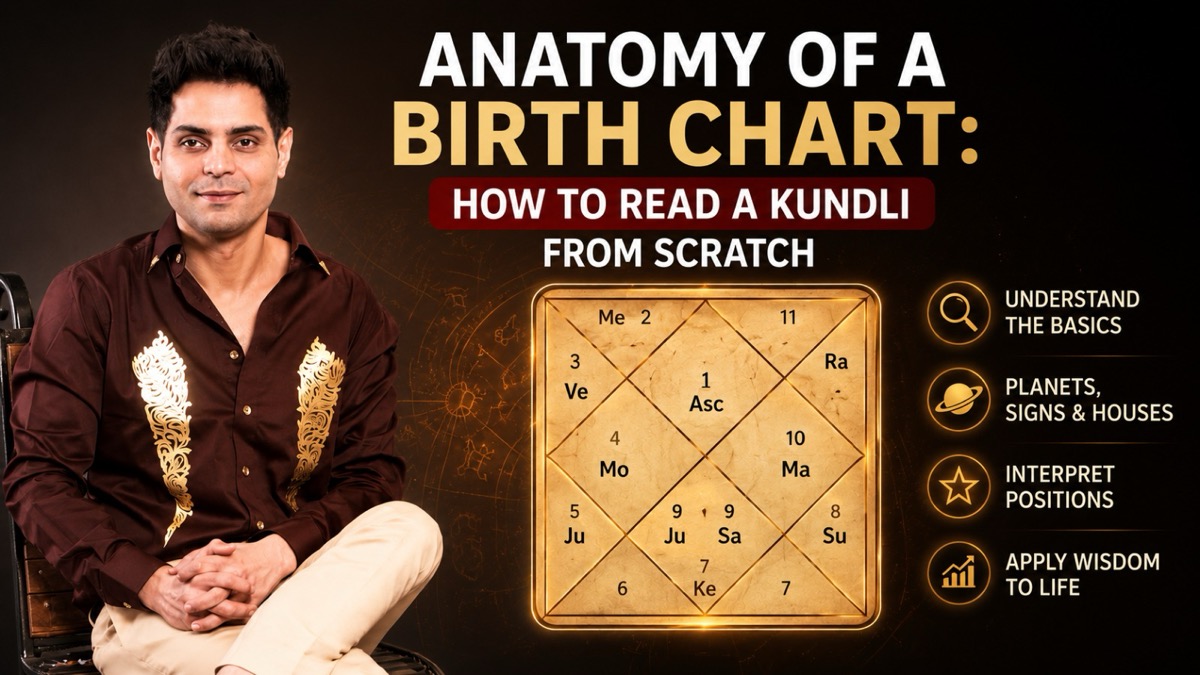 How to Read a Kundli (Part 1): Anatomy of a Birth Chart