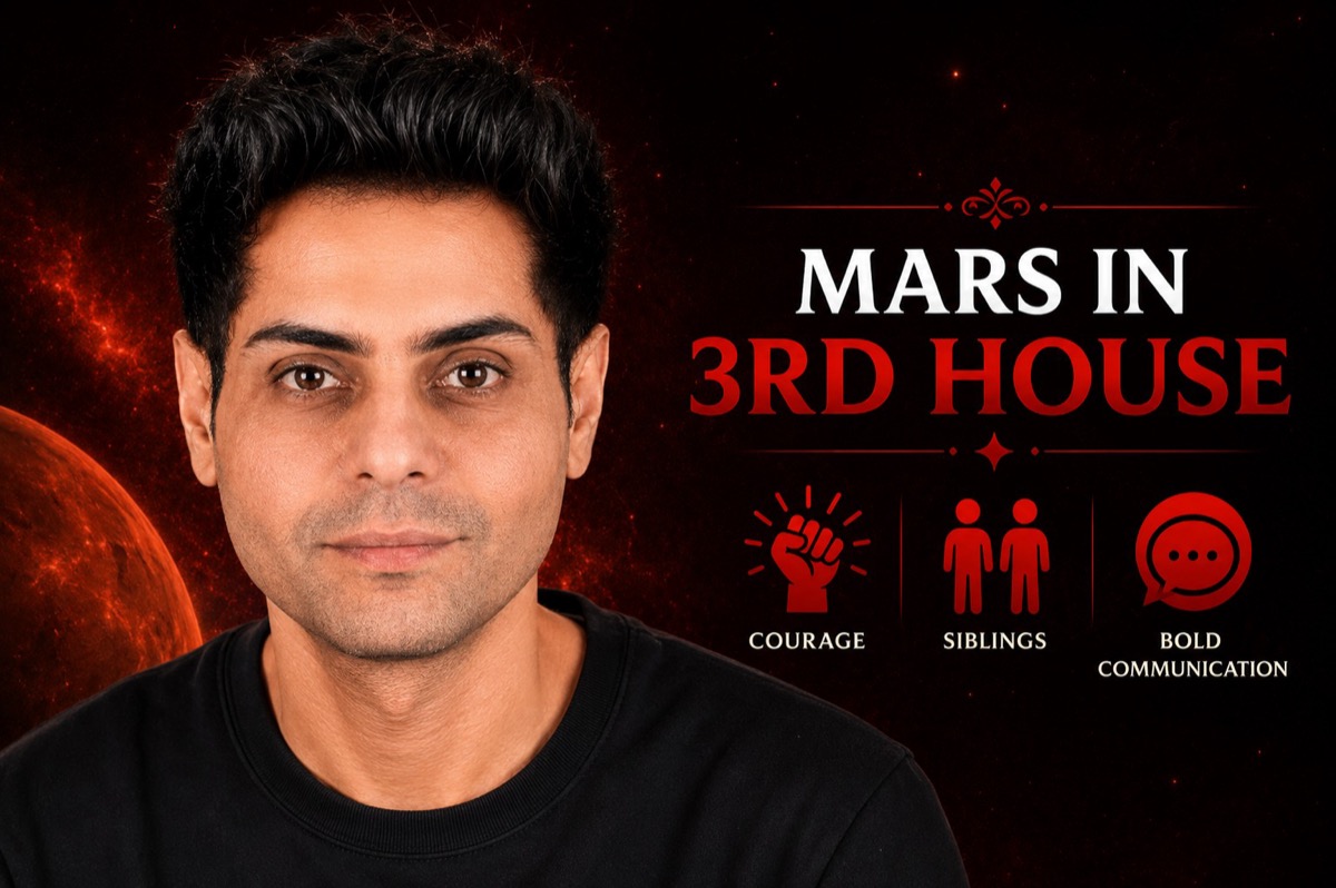 Mars in 3rd House: Courage, Siblings & Bold Communication