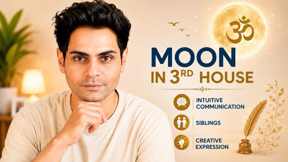 Moon in 3rd House: Intuitive Communication & Siblings