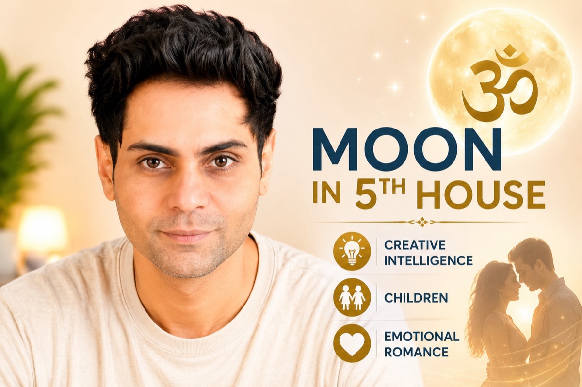 Moon in 5th House: Creative Intelligence & Children