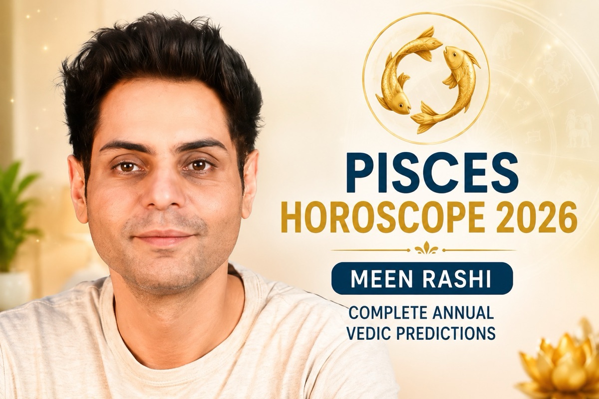 Pisces Horoscope 2026 — Annual Vedic Predictions