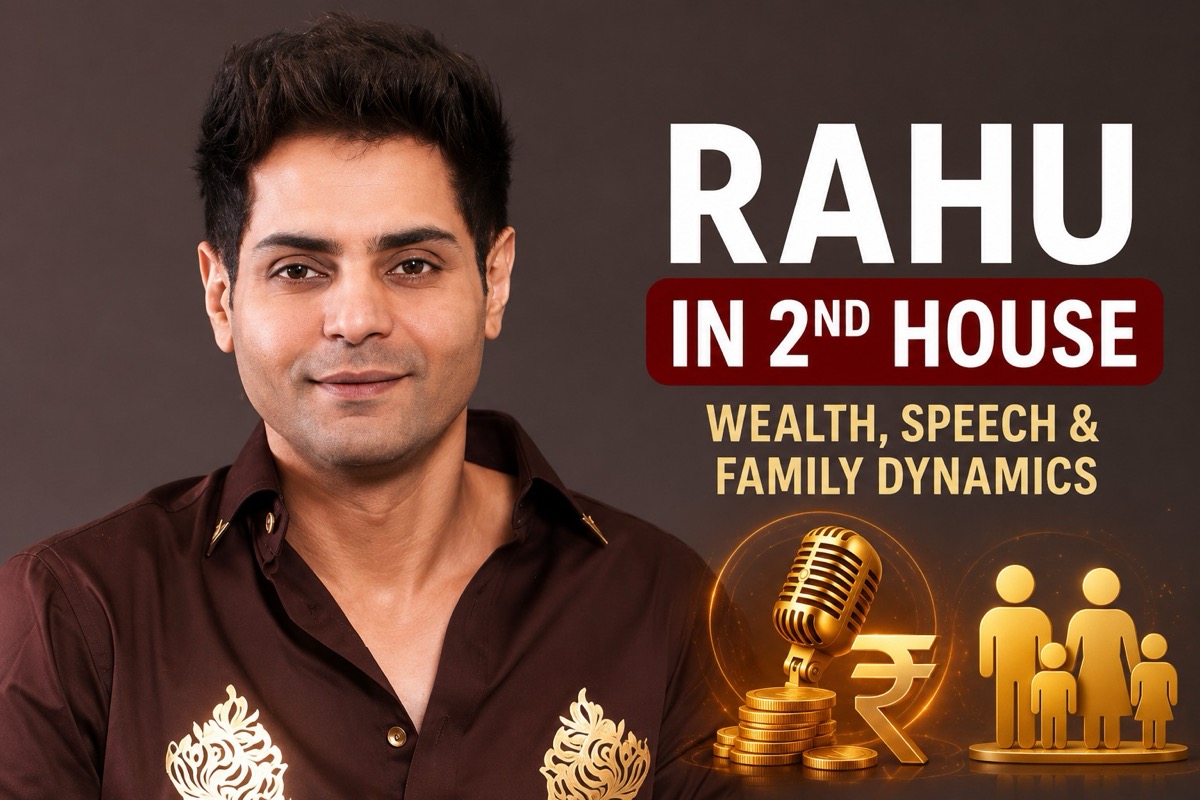 Rahu in 2nd House: Wealth, Speech & Remedies