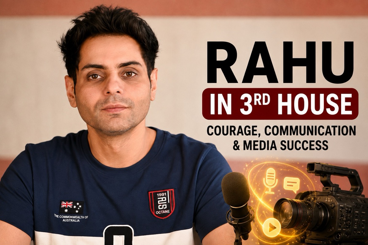 Rahu in 3rd House: Courage, Communication & Remedies
