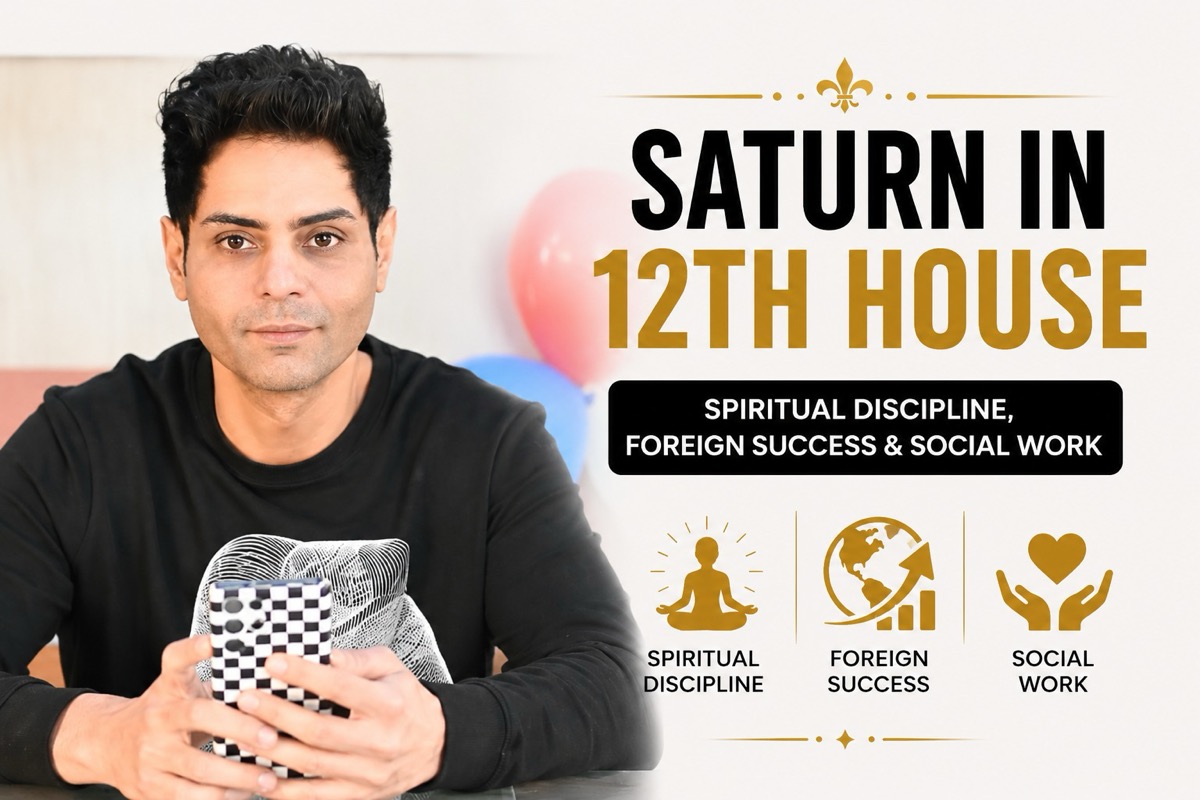 Saturn in 12th House: Spiritual Discipline & Foreign Success