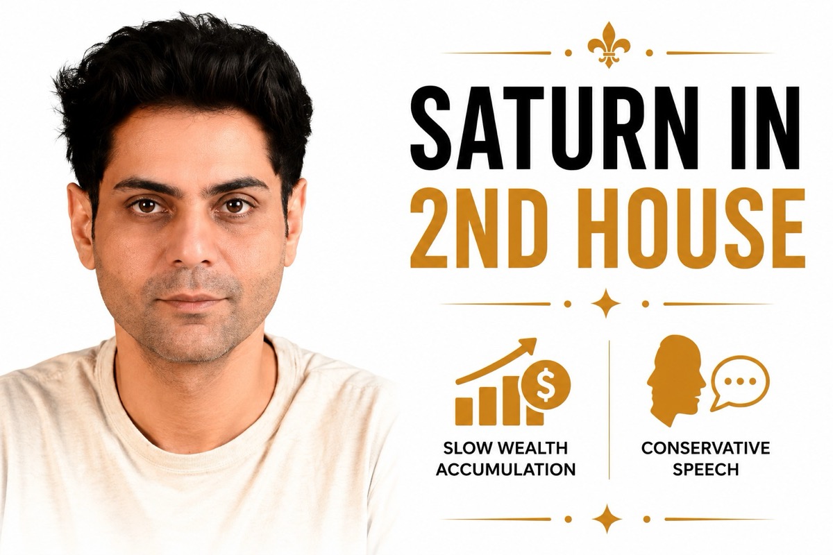 Saturn in 2nd House: Slow Wealth & Conservative Speech