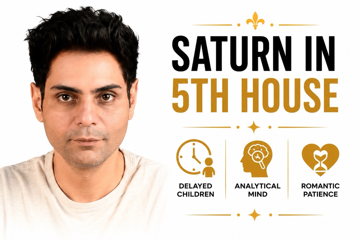 Saturn in 5th House: Delayed Children