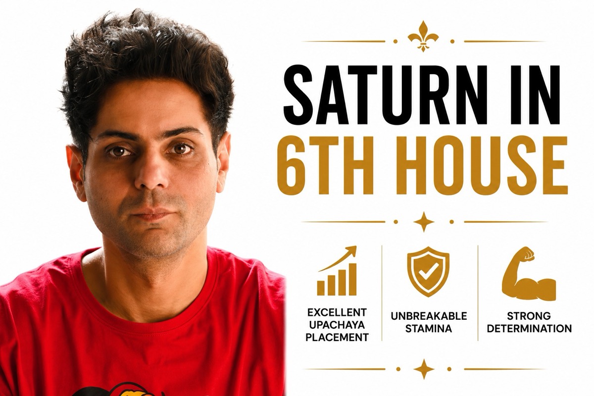 Saturn in 6th House: Excellent Upachaya Placement & Stamina