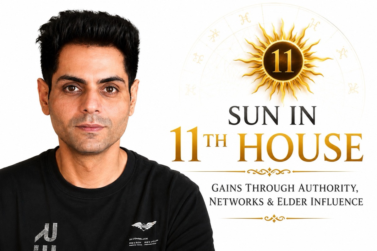 Sun in 11th House: Gains Through Authority & Networks
