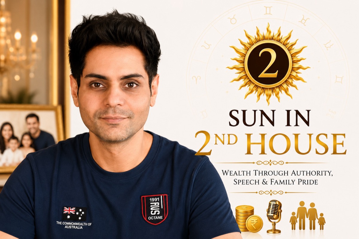 Sun in 2nd House: Wealth Through Authority & Speech