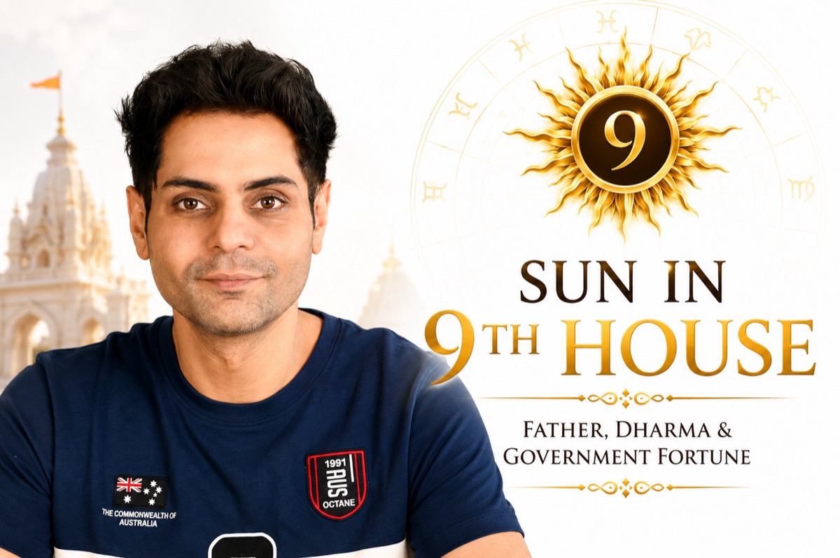 Sun in 9th House: Father, Dharma & Government Fortune
