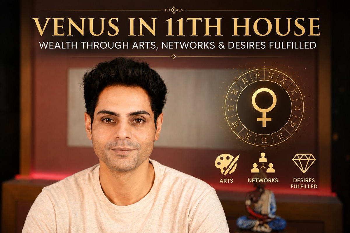 Venus in 11th House: Wealth Through Arts & Networks