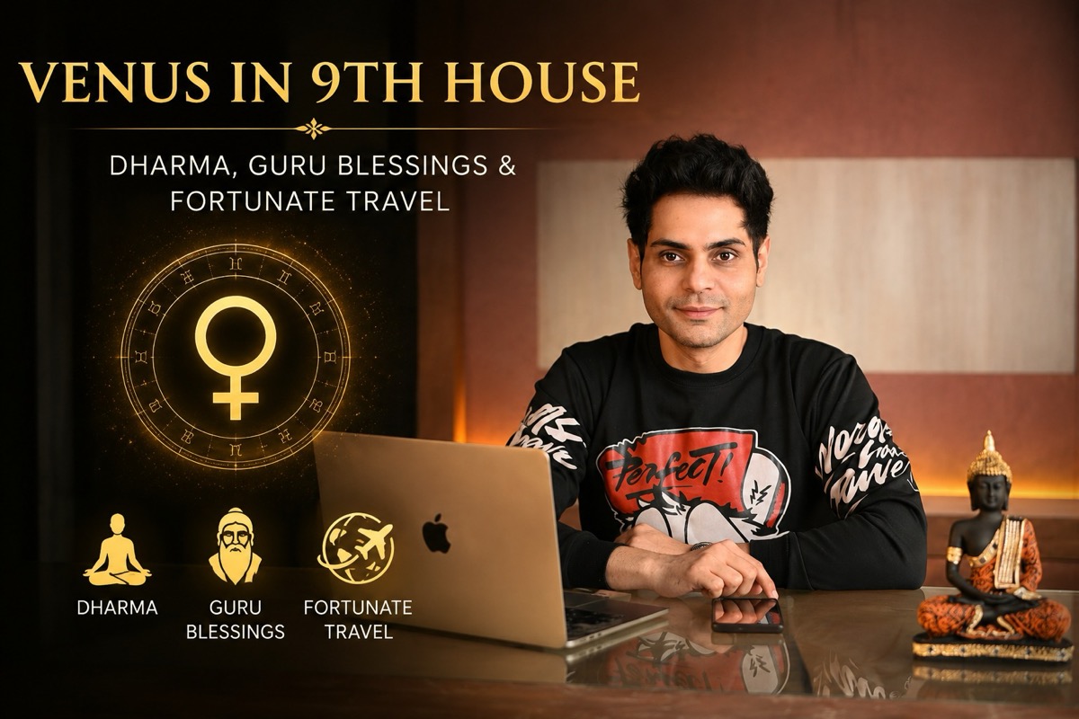 Venus in 9th House: Dharma & Guru Blessings